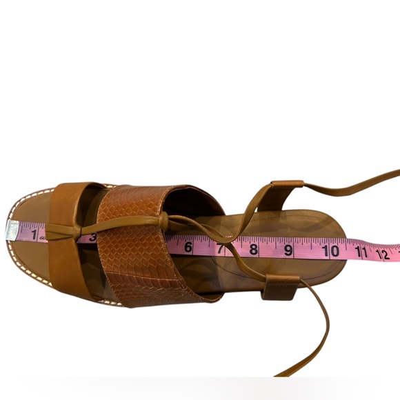 Vince Forster Leather Strappy Lace Up Sandals - Picture 13 of 13